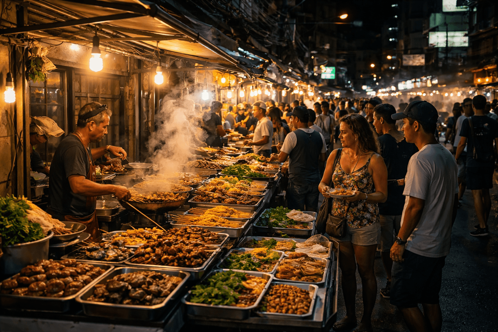 Late-Night Bangkok Street Food Near Khao San Road: What to Eat After Midnight and Where to Find It