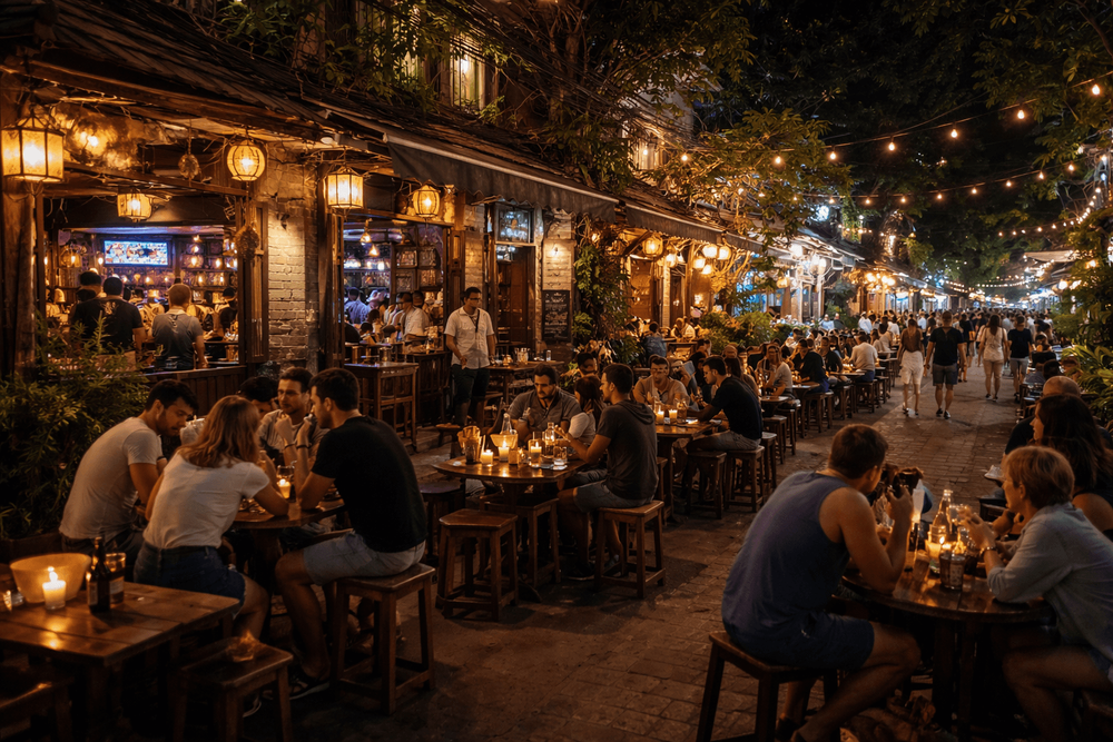 Late-Night Drink Stops on Rambuttri Road: Quiet Bars, Open-Late Pubs, and Easy Walks from Khao San