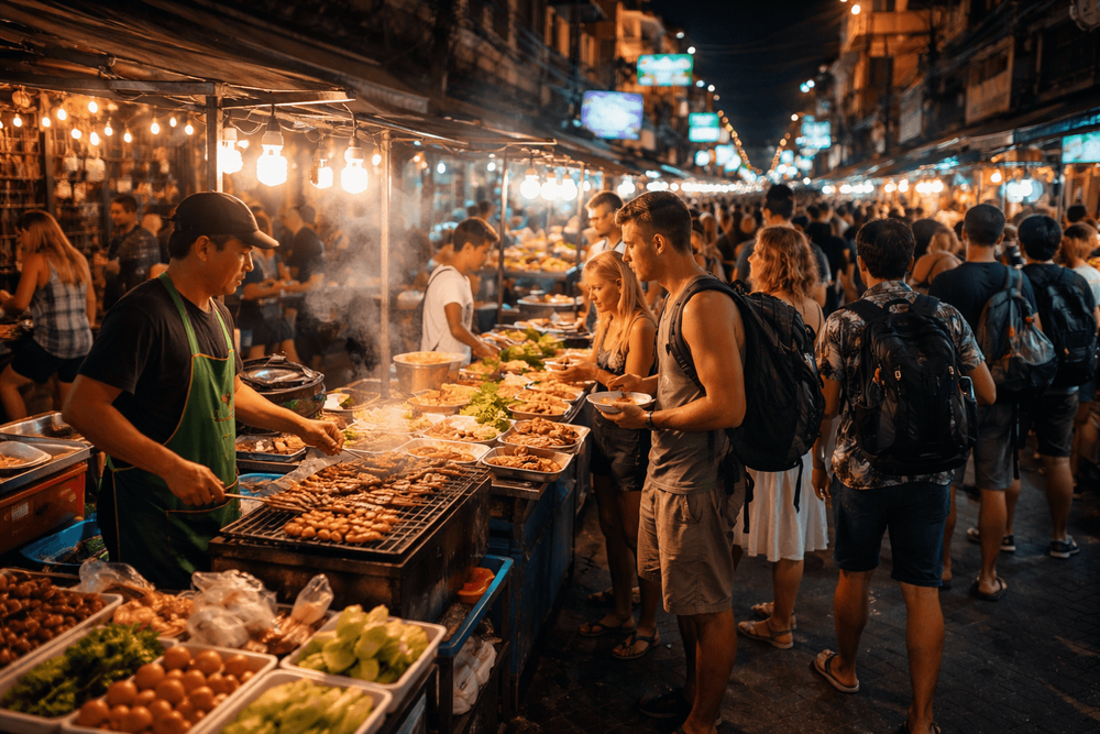 Late-Night Street Food Near Khao San Road: Best After-Hours Eats for Backpackers