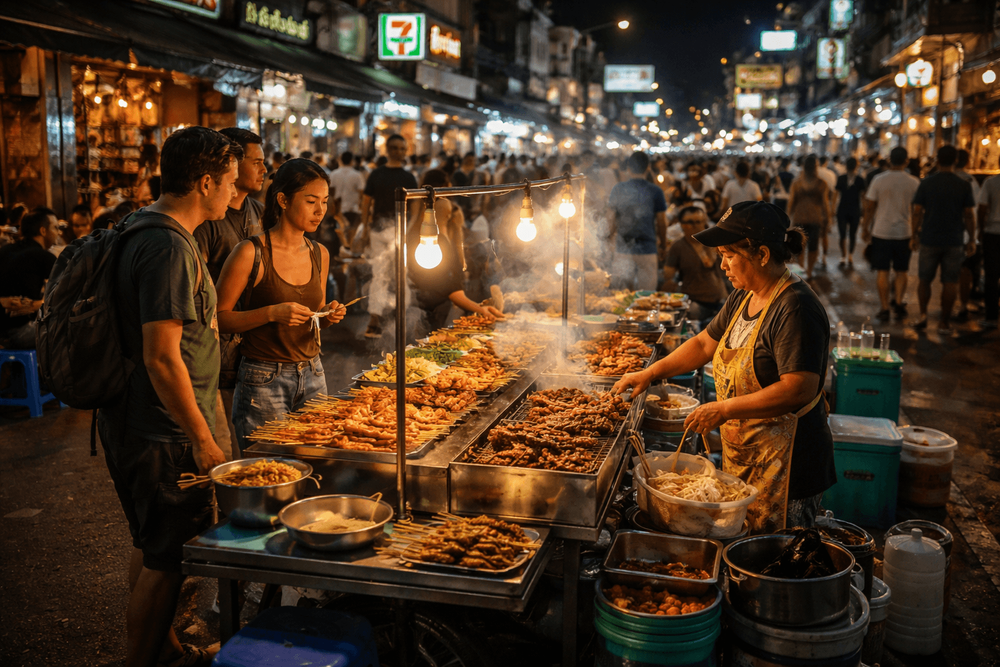 Late-Night Street Food Near Khao San Road: What’s Open After Midnight