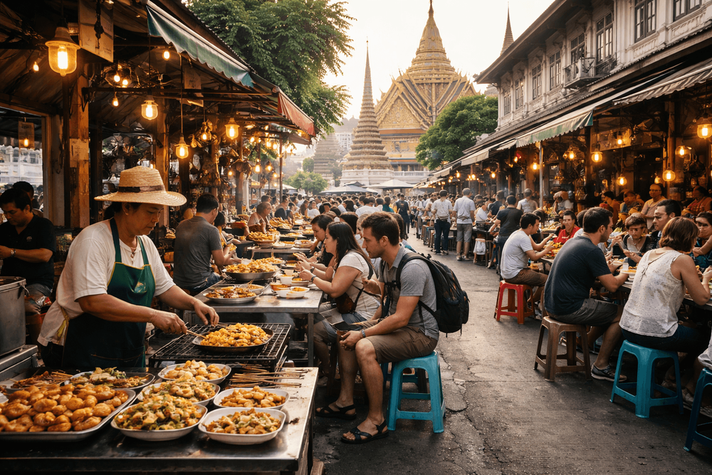 Old Town Street Food for Temple Days: Easy Eats Near Wat Pho, the Grand Palace, and Golden Mount