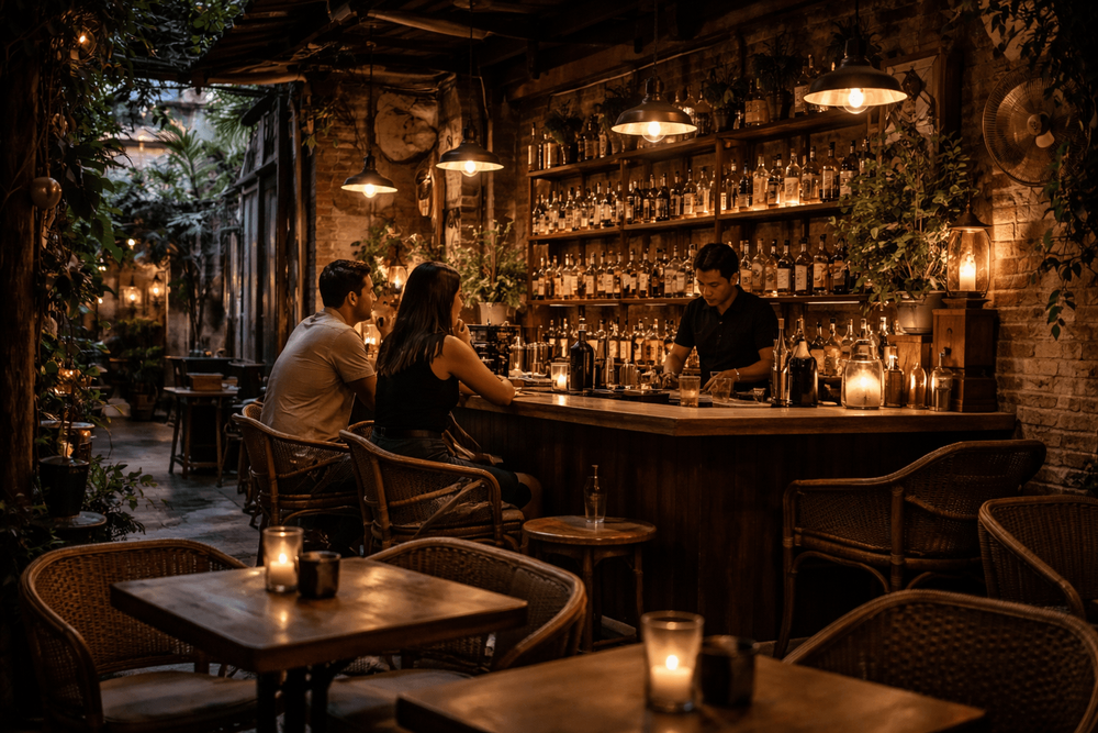 Quiet Bars in Banglamphu: Low-Key Places for Cocktails, Conversation, and a Late Drink