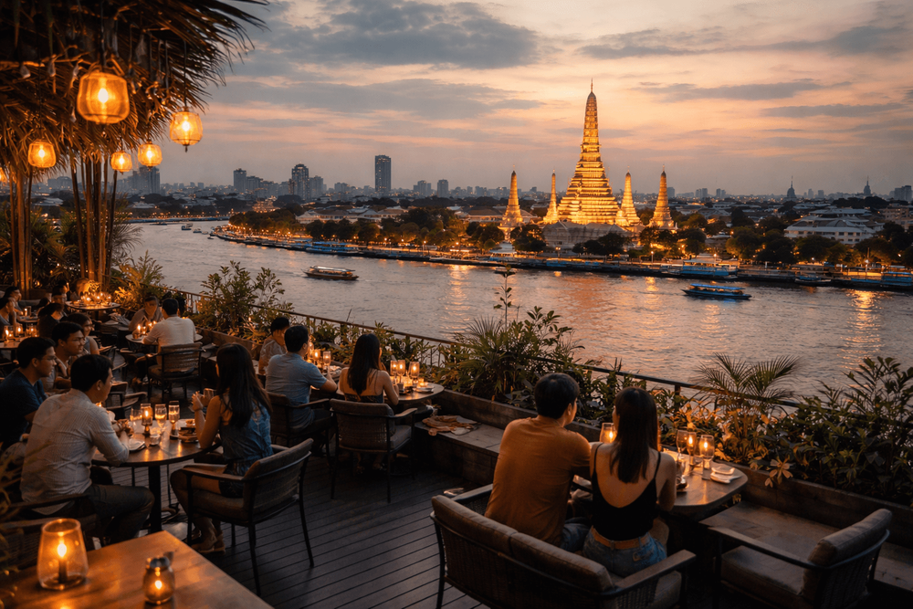 Riverside Rooftop Bars in Bangkok: Worth the Taxi from Khao San Road