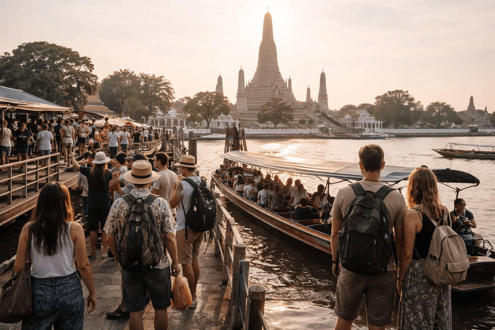 Temple Morning Logistics from Khao San Road: Opening Hours, Queues, Outfit Rules, and Taxi vs Boat vs Walk