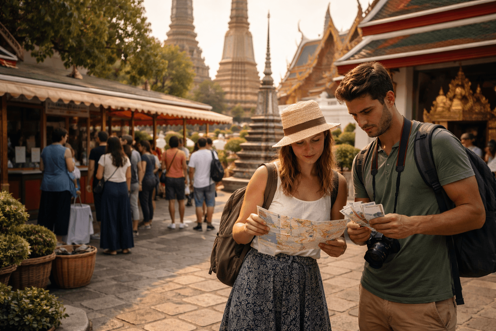 Temple Pass Tips for Bangkok: Tickets, Dress Rules, and Queue Strategy for Wat Pho, the Grand Palace, and Golden Mount
