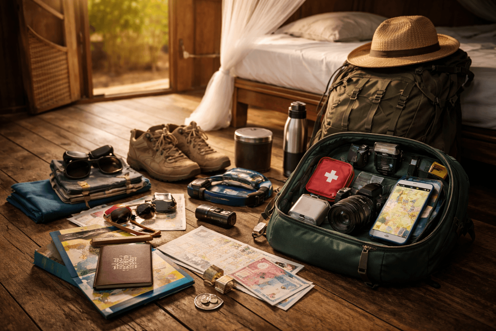 Thailand Backpacker Packing List for First-Time Solo Travelers: Safety, Navigation, and Night Arrival Essentials