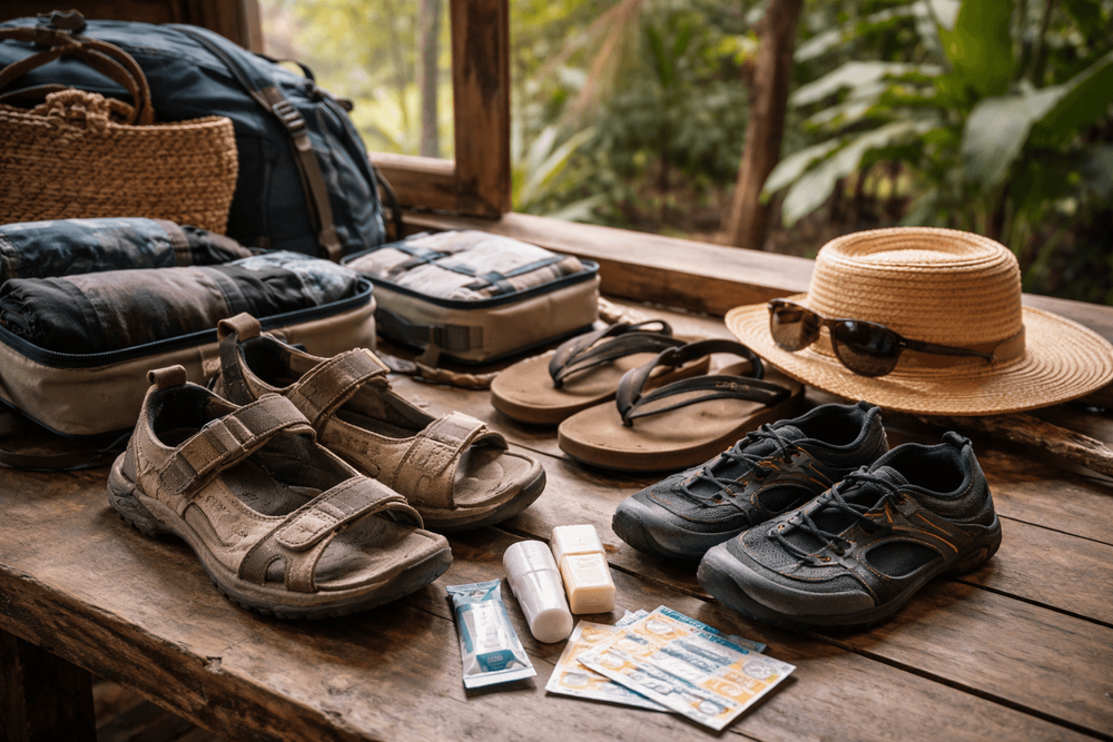 Thailand Backpacker Packing List for Hot-Weather Footwear and Blister Prevention