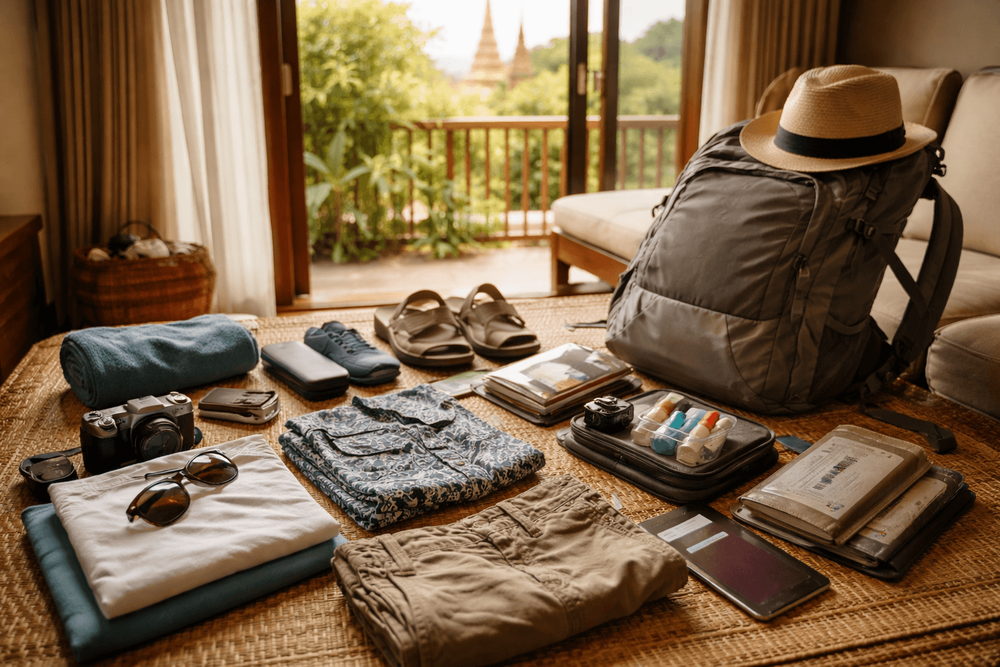 Thailand Backpacker Packing List for Short Trips: Pack Light for a Few Days in Bangkok and Beyond