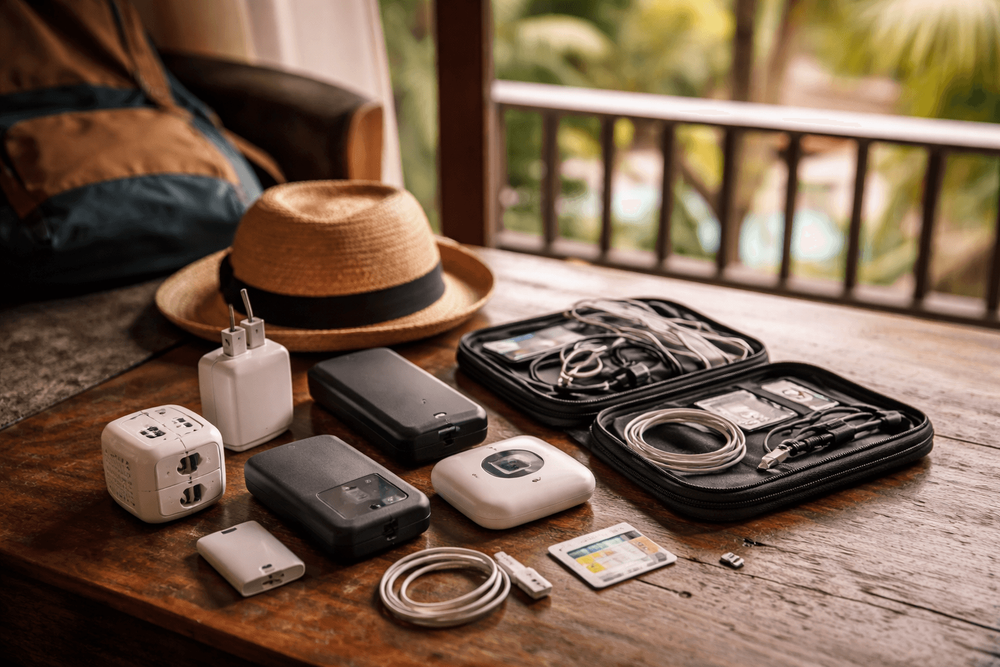 Thailand Electronics Packing List: Adapters, Power Banks, and SIM Gear