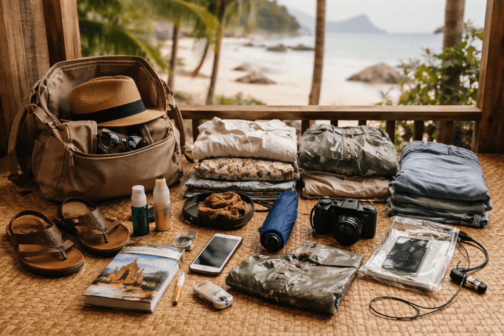Thailand Packing List by Season: Dry, Hot, and Rainy Weather Essentials