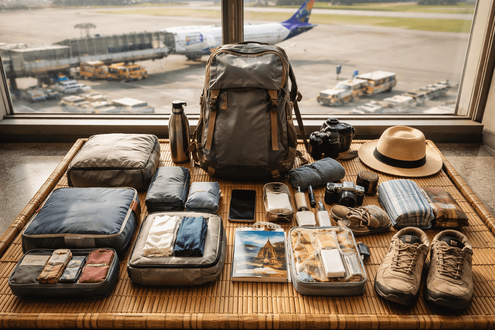 Thailand Packing List for Backpackers in Domestic Flights and Baggage-Strict Travel