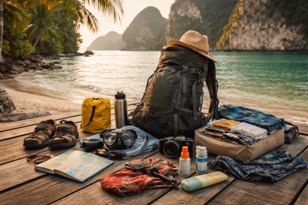 Thailand Packing List for Backpackers in Southern Thailand: Islands, Ferries, and Beach Hops