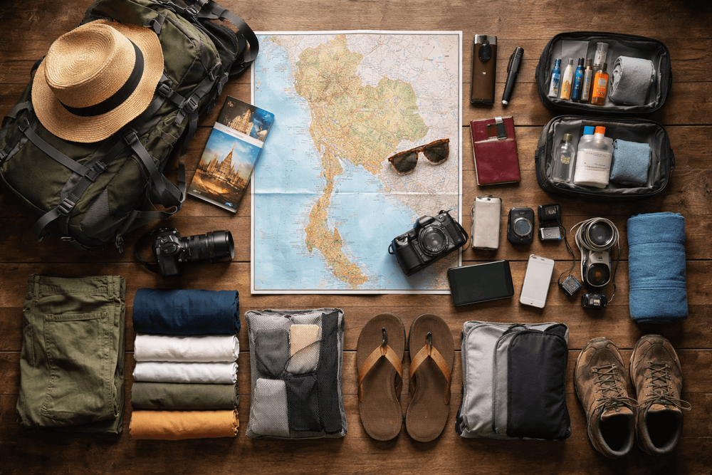 Thailand Packing List for Backpackers on a Multi-City Route