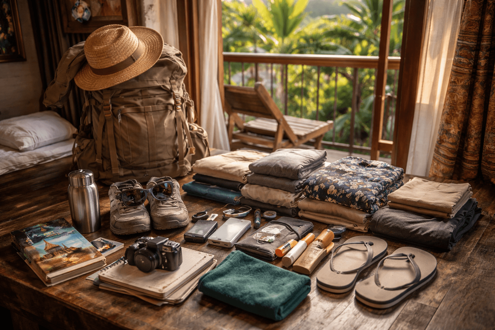 Thailand Packing List for Backpackers on a Pack-Light Budget: Rewear, Buy-Local, and Reduce Luggage Costs