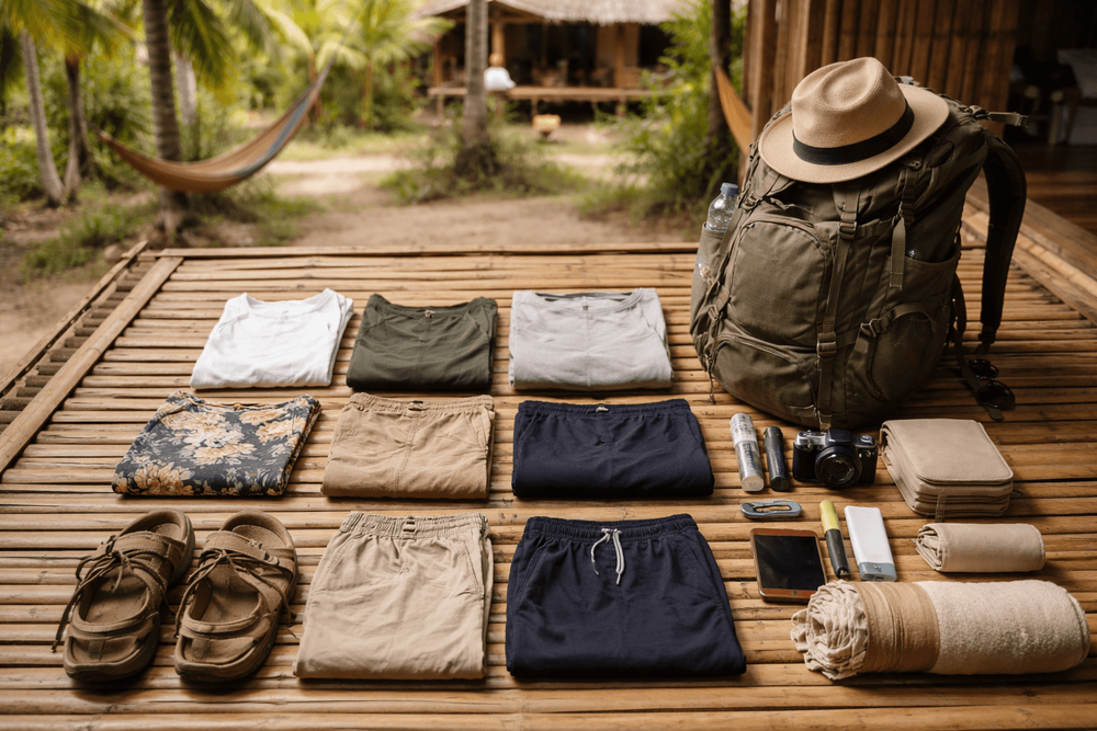 Thailand Packing List for Backpackers on a Tight Clothing Budget: How Many Outfits You Actually Need
