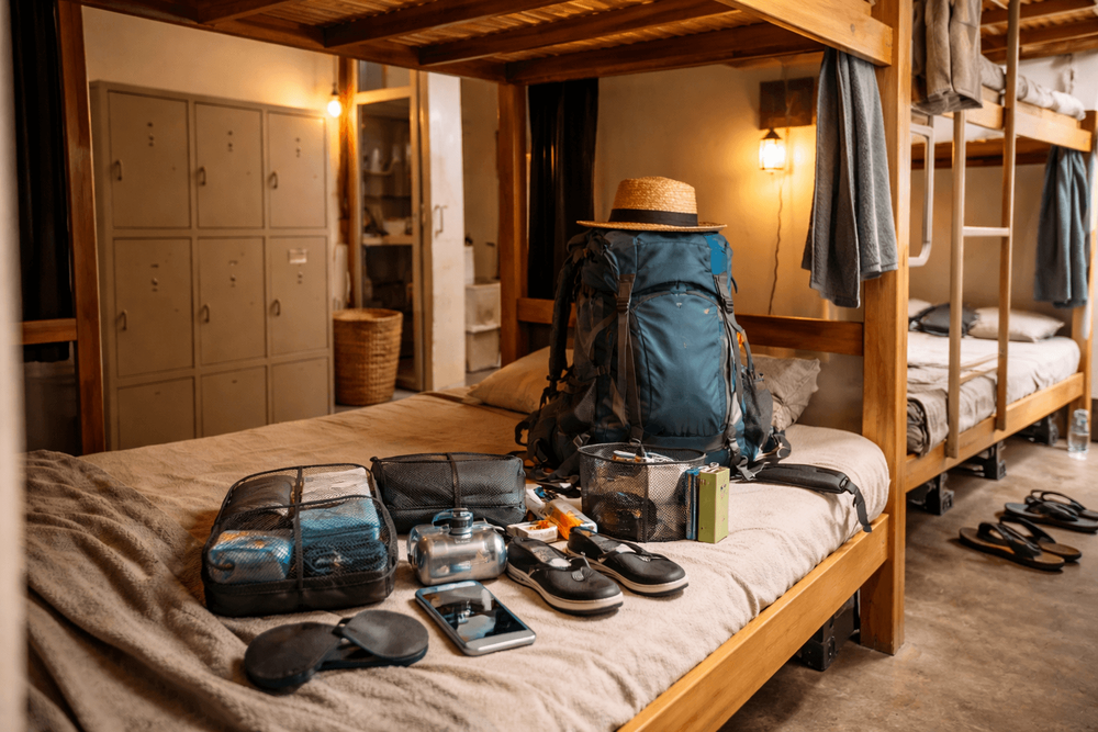 Thailand Packing List for Backpackers Staying in Dorm Rooms: Lockers, Sleep Gear, and Shared-Bathroom Essentials