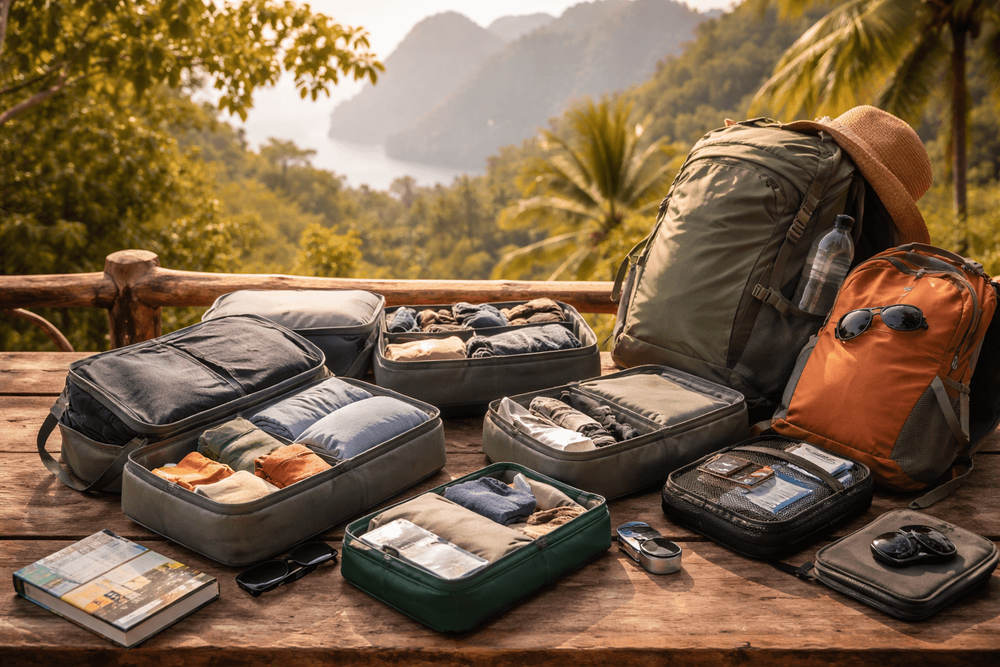 Thailand Packing List for Backpackers Who Need to Stay Organized: Packing Cubes, Daypacks, and Fast-Access Storage