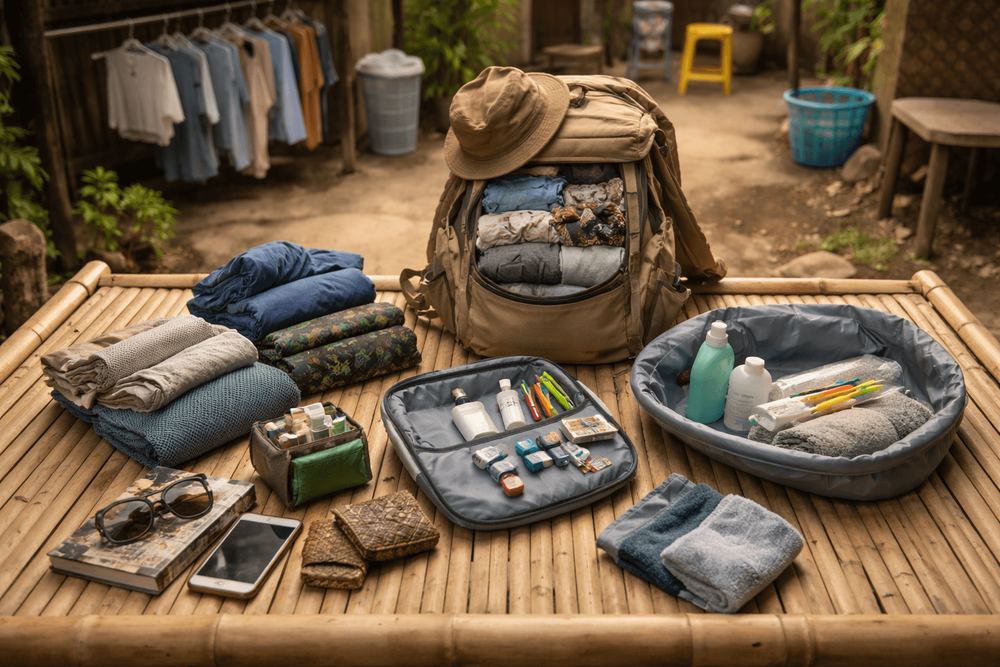 Thailand Packing List for Backpackers Who Plan to Do Laundry on the Road