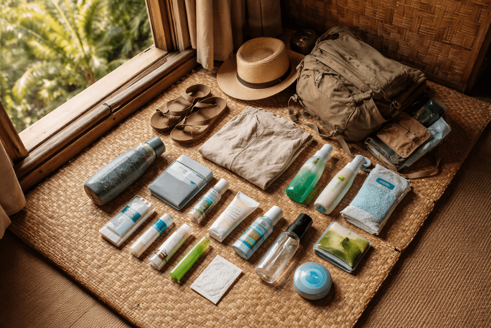 Thailand Packing List for Backpackers with Sensitive Skin and Heat Rash