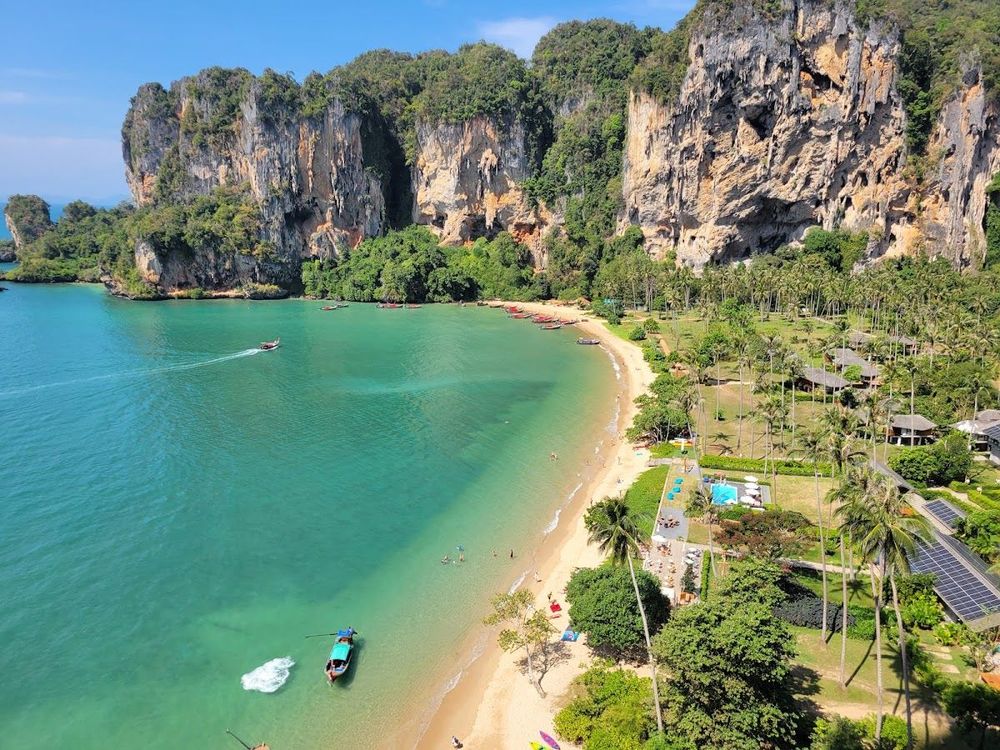 Tonsai Beach Rock Climbing