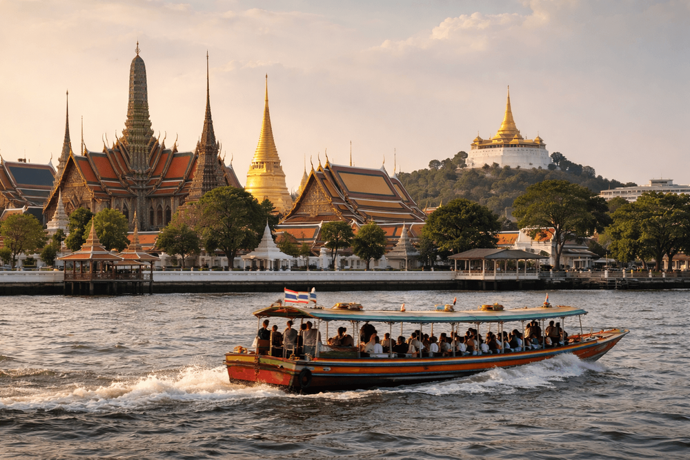 Wat Pho, Grand Palace, and Golden Mount by Boat and Walk: The Easiest Temple Route from Khao San Road