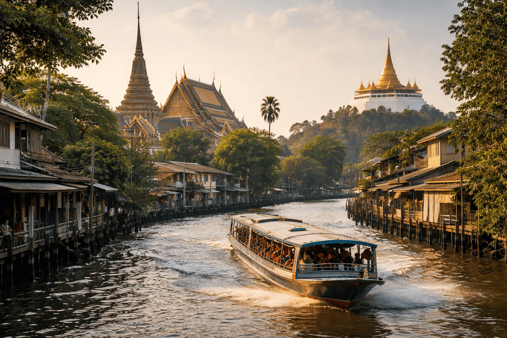 Wat Pho to Golden Mount via the Chao Phraya Canal Boats: The Fastest Old Town Temple Hopping Route from Khao San Road