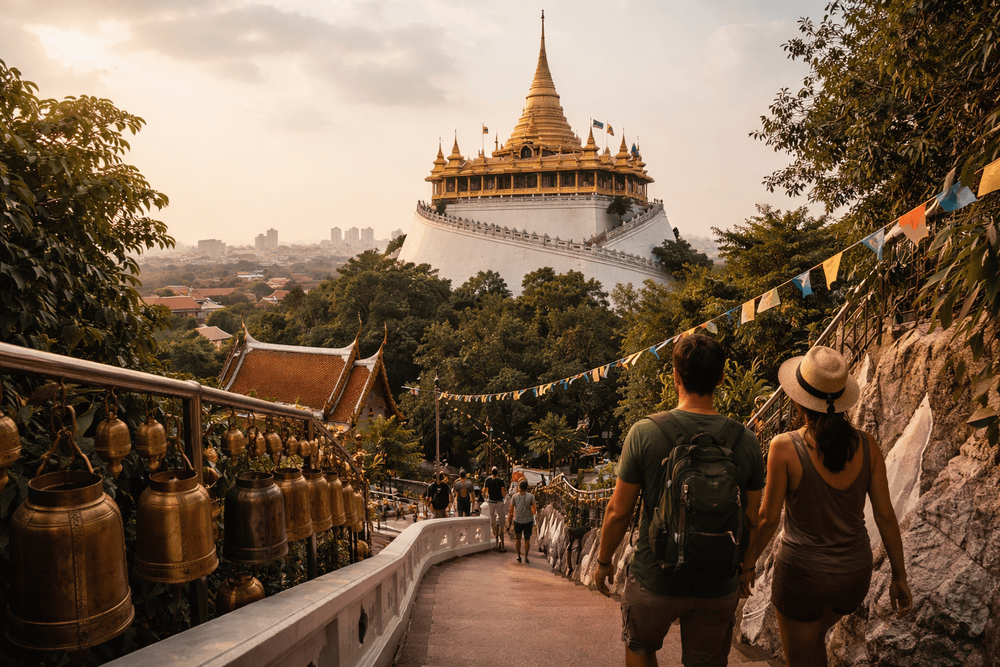 Wat Saket (Golden Mount) Guide: Climb, Views, Tickets, and Temple Etiquette from Khao San Road
