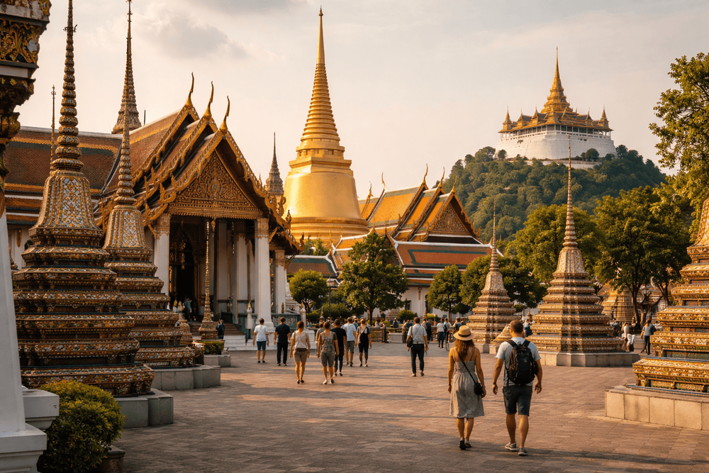 What to Expect Inside Wat Pho, the Grand Palace, and Golden Mount: Highlights, Fees, and Visitor Tips