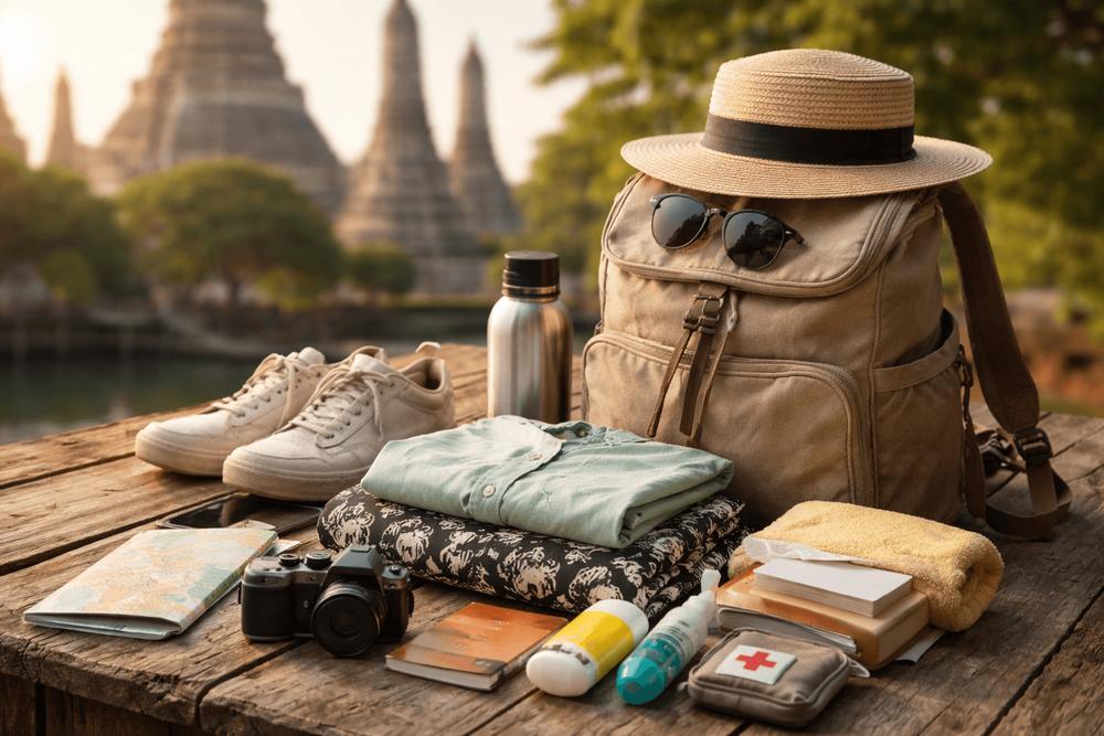 What to Pack for Thailand Backpacking on Temple-and-Town Routes: Respectful Clothes, Easy Shoes, and Daypack Basics