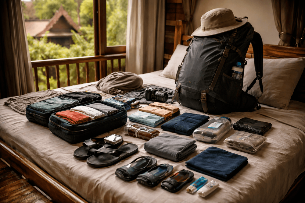 What to Pack for Thailand Backpacking with Carry-On Only: Laundry Strategy, Compact Gear, and No-Checked-Bag Essentials