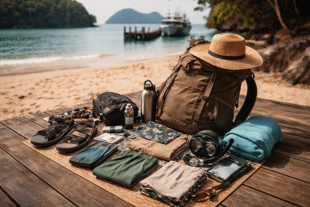 What to Pack for Thailand for a Backpacker Island Hopping Trip: Ferry Days, Wet Landings, and Fast-Dry Essentials