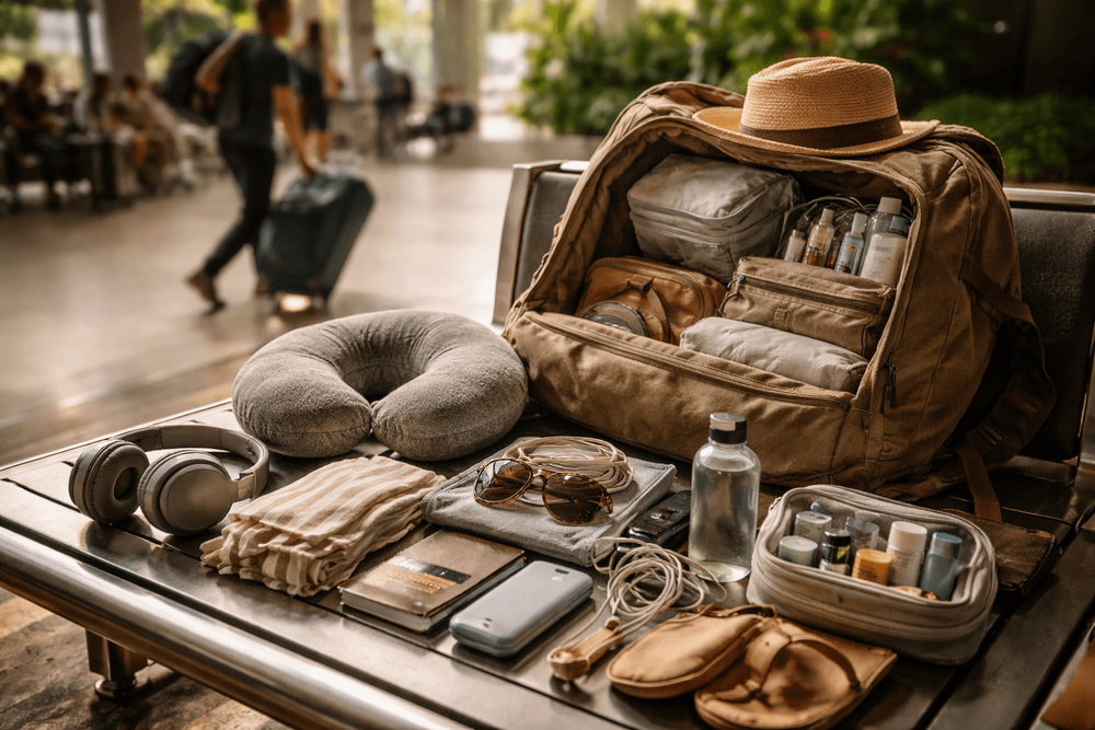 What to Pack for Thailand for Airport and Long-Haul Transit: Flight Comfort, Sleep Gear, and Arrival-Ready Essentials
