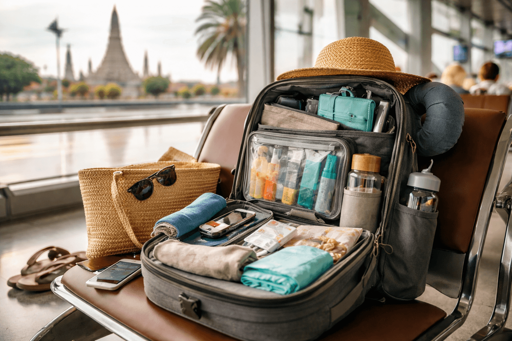 What to Pack for Thailand for Airport Layovers and Same-Day Connections: Freshening Up, Security, and Carry-On Access