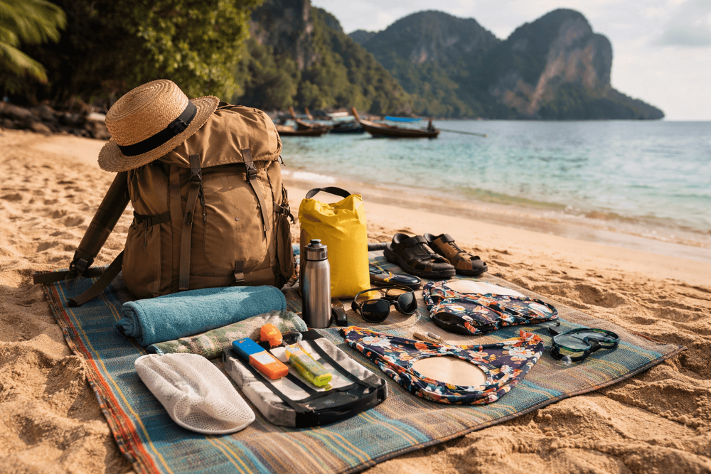 What to Pack for Thailand for Beach Backpacking: Sand, Swim, and Easy-Dry Essentials