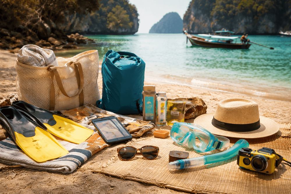 What to Pack for Thailand for Beach, Boat, and Snorkel Days: Reef-Safe, Dry Storage, and Sun Protection