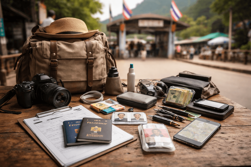 What to Pack for Thailand for Border Crossings and Multiple Entry Days: Documents, Photos, and Small-Format Travel Gear