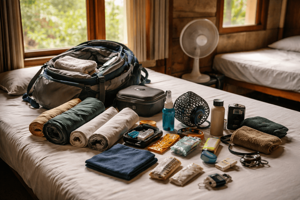 What to Pack for Thailand for Budget Hostels Without Air Conditioning: Sleep Comfort, Hygiene, and Heat Management