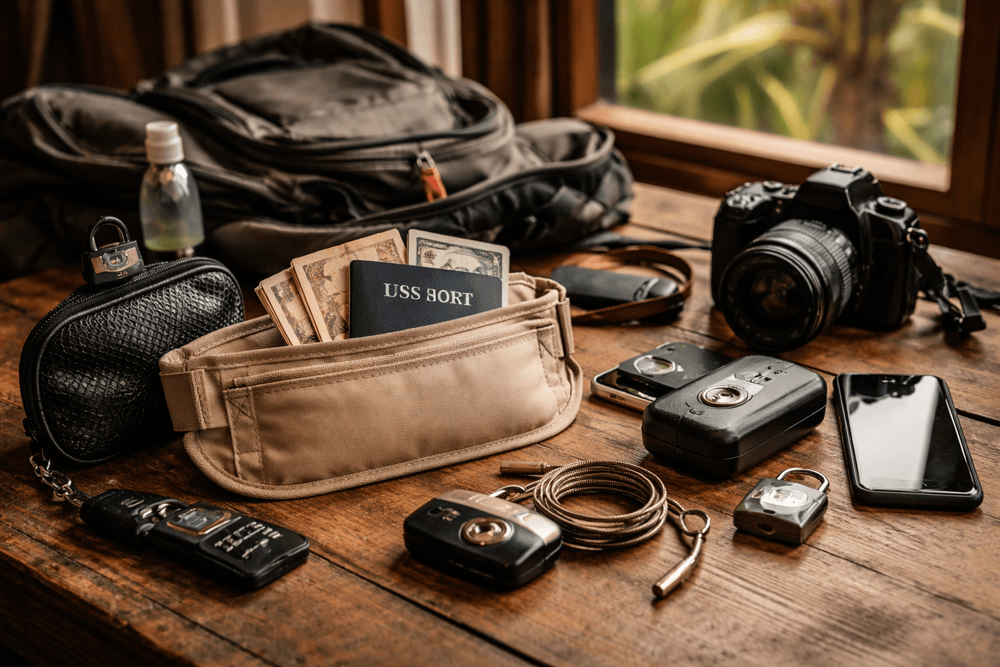 What to Pack for Thailand for Carrying Valuables Safely: Passport, Cash, Electronics, and Hostel Security Essentials