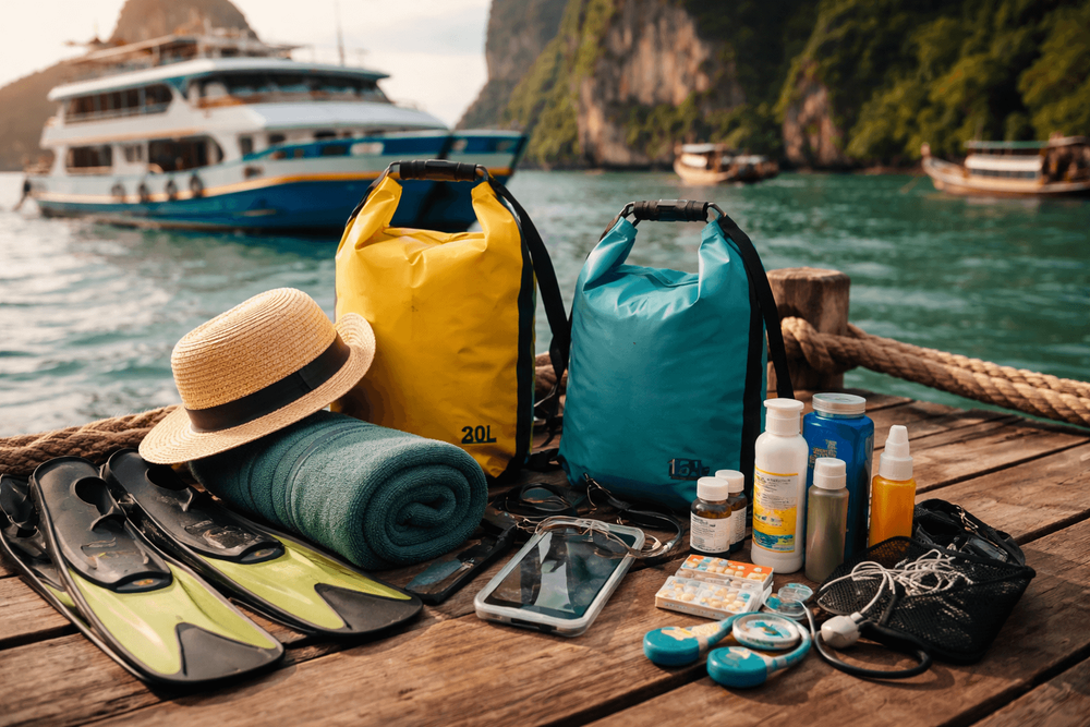 What to Pack for Thailand for Ferry and Boat Travel: Dry Bags, Motion-Sickness Gear, and Waterfront Essentials