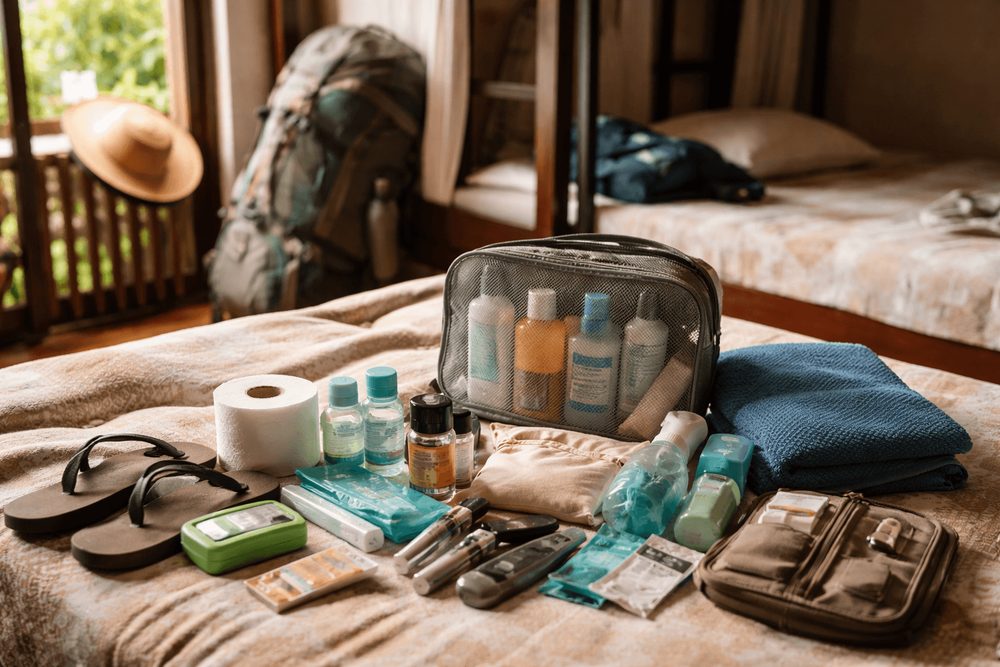What to Pack for Thailand for Health and Hygiene in Hostels: Toiletries, Laundry, and Shared-Bathroom Basics