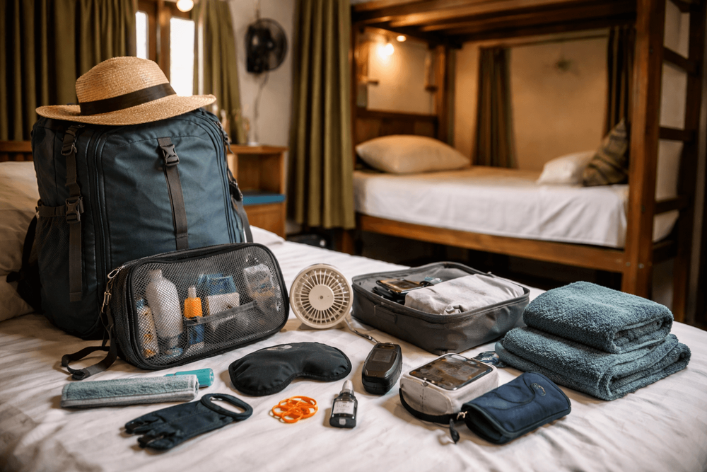 What to Pack for Thailand for Hostel Dorms: Sleep, Security, and Shared-Bathroom Essentials
