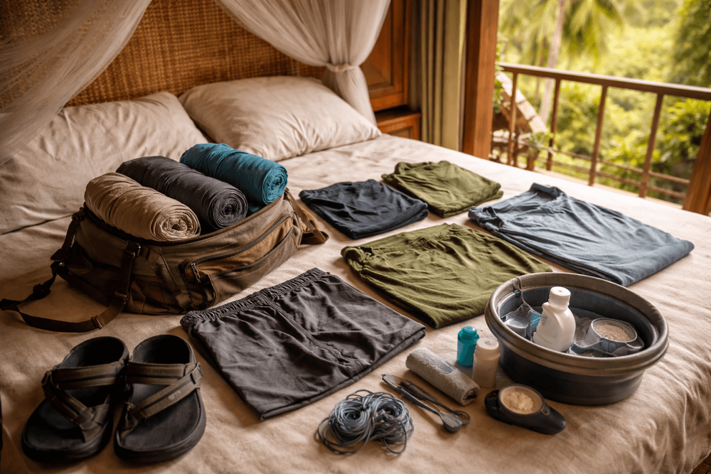 What to Pack for Thailand for Laundry-Light Travel: Quick-Dry Clothes, Wash Kit, and Rewear Strategy