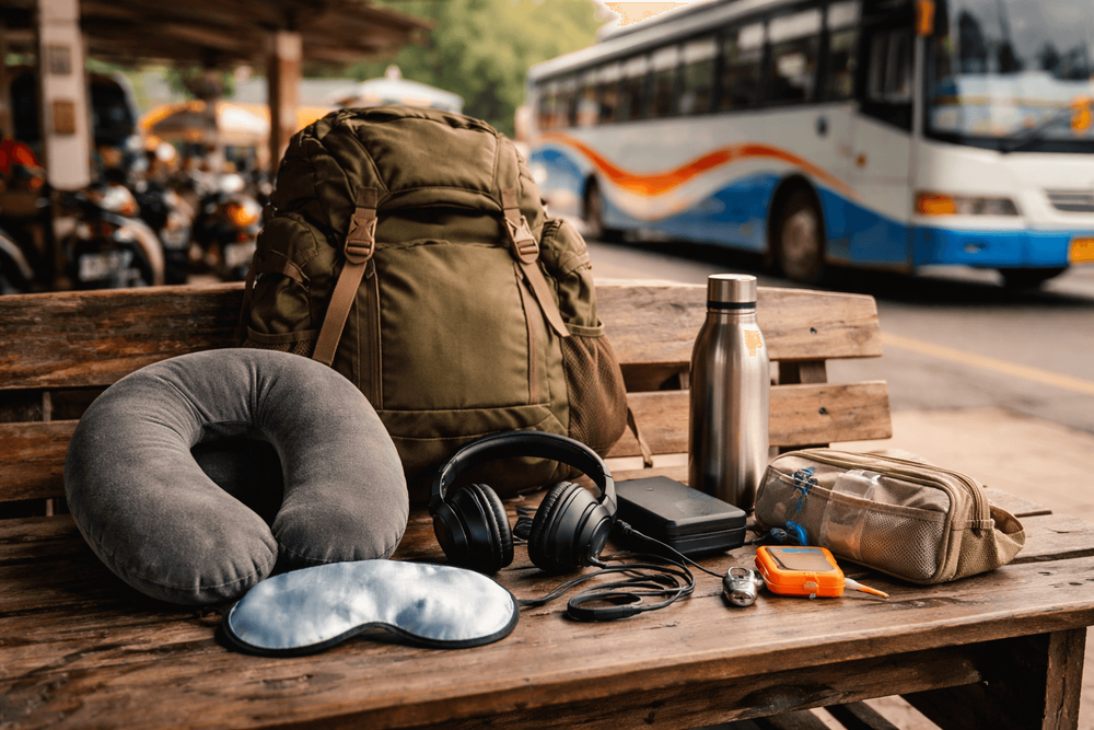 What to Pack for Thailand for Long Bus Rides and Night Minivans: Sleep, Security, and Comfort Gear