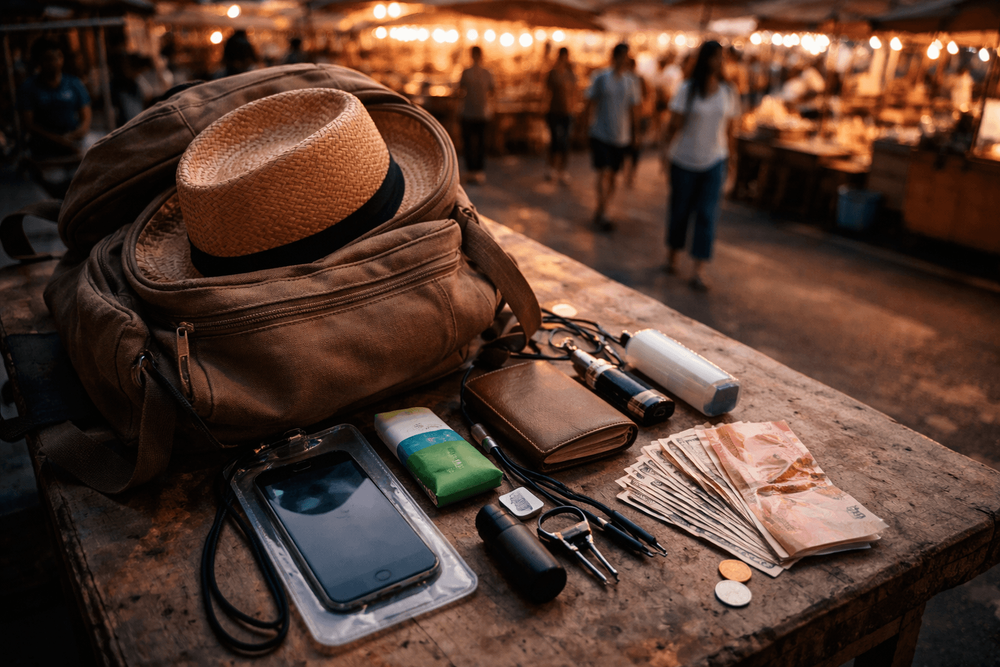 What to Pack for Thailand for Night Markets and Late-Night City Wandering: Small Cash, Security, and Comfort Essentials