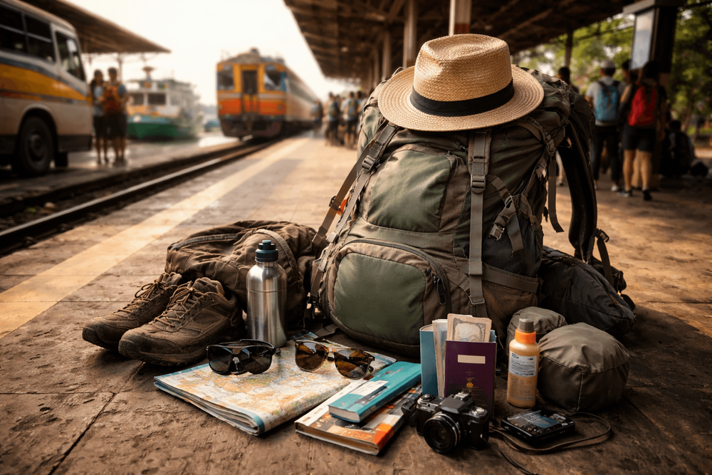 What to Pack for Thailand for Overland Backpacking: Buses, Trains, Ferries, and Border Crossings