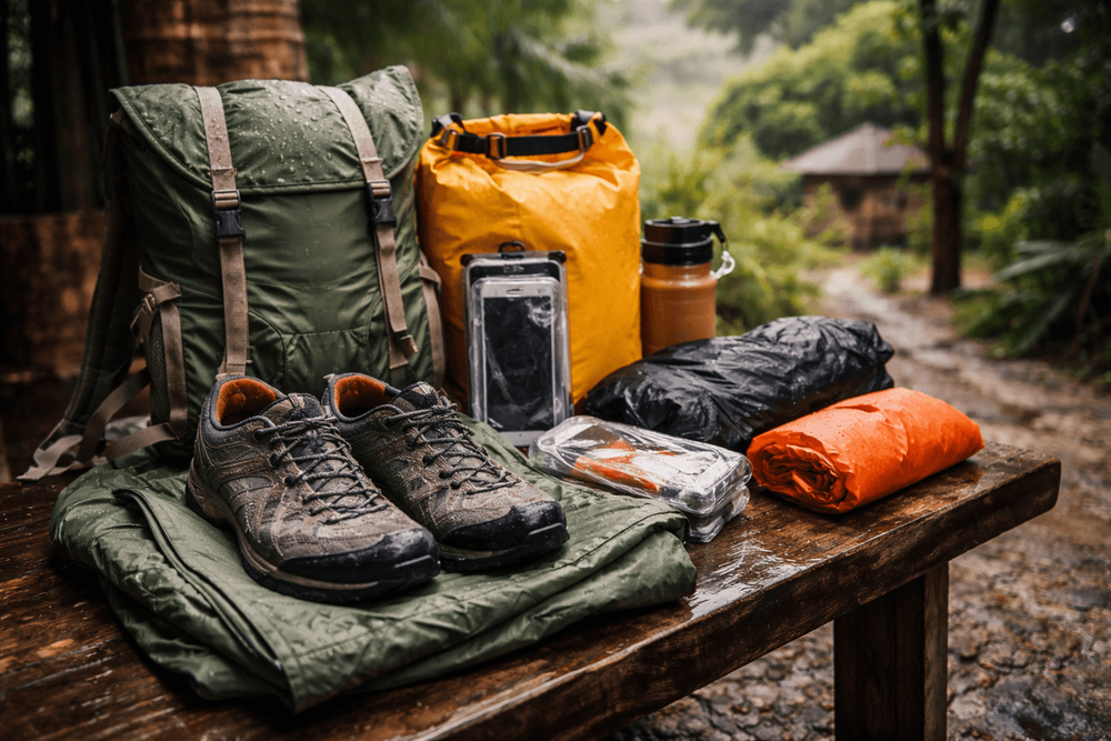 What to Pack for Thailand for Rainy-Day Backpacking: Waterproof Layers, Quick-Dry Shoes, and Dry-Bag Basics