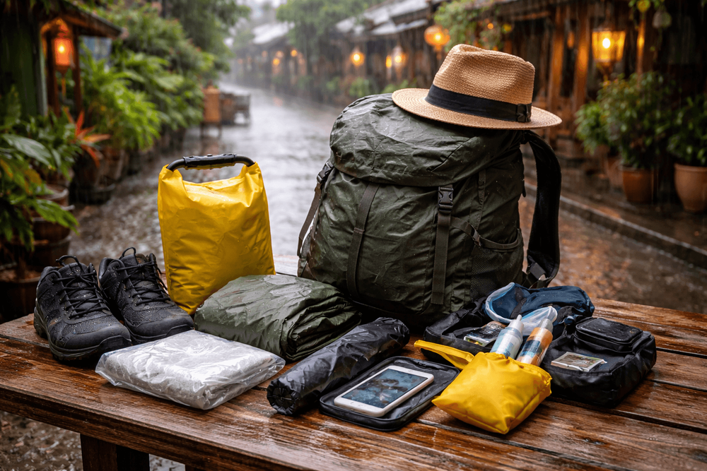 What to Pack for Thailand for Rainy Days and Sudden Downpours: A Backpacker’s Waterproof Checklist