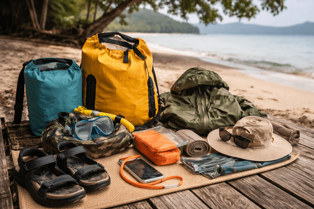 What to Pack for Thailand for Rainy Island Days: Waterproof Layers, Dry Bags, and Sand-Ready Gear