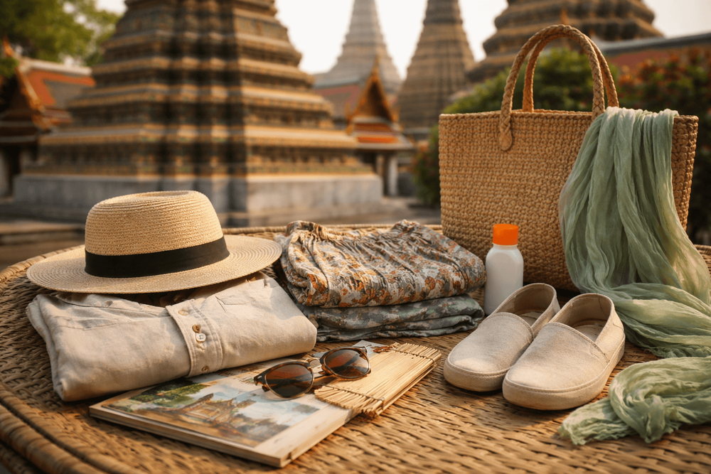 What to Pack for Thailand for Temple and Royal Site Visits: Respectful Layers, Easy-On Shoes, and Heat Management