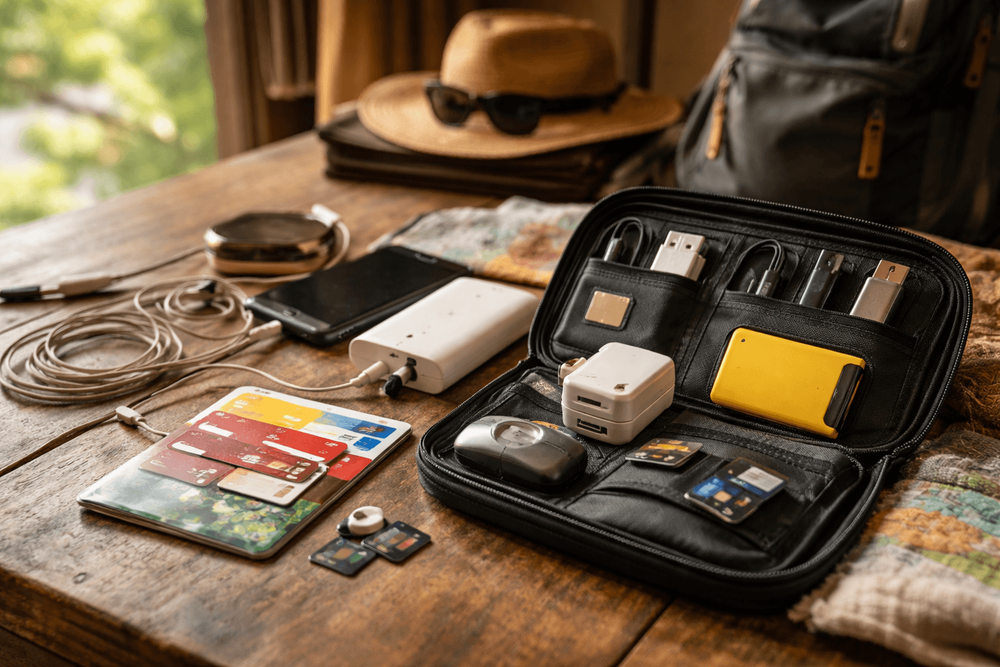 What to Pack for Thailand for Thai SIM Cards, eSIMs, and Mobile Connectivity: Power, Storage, and Backup Essentials